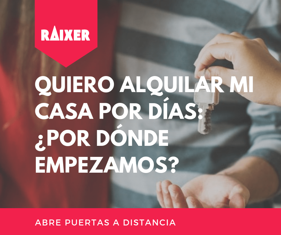 Alquilar mi casa por dias