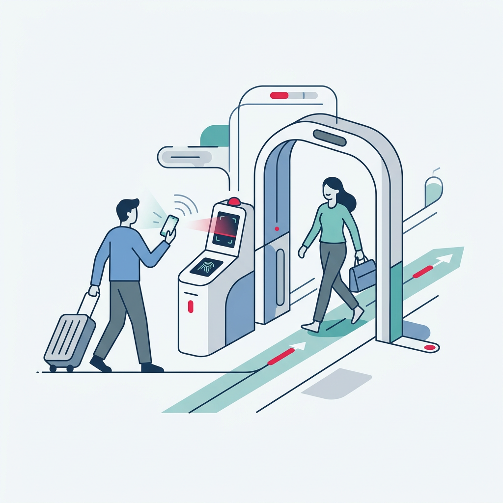 Una cerradura inteligente Raixer instalada en una puerta, simbolizando la facilidad y seguridad del check-in automatizado.