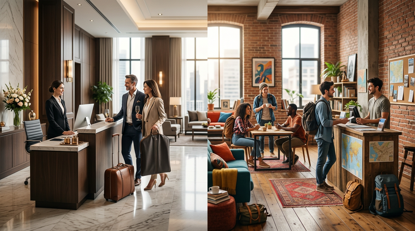 Hotel vs Hostal: Guía Completa de Diferencias y Gestión