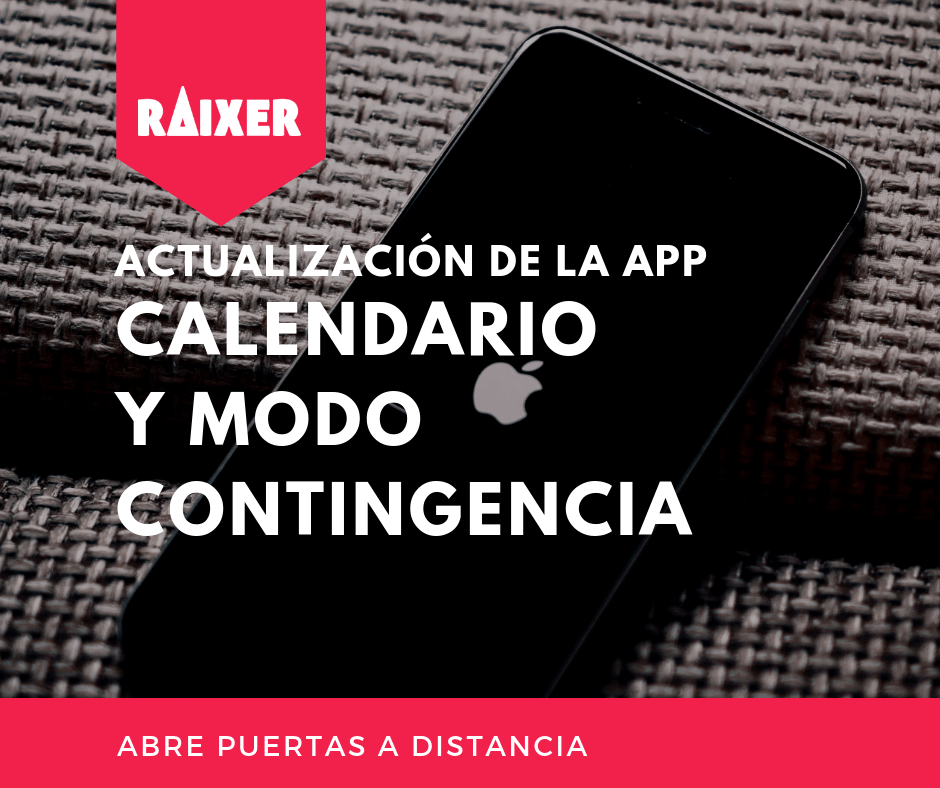 Calendario de Auto Access y modo de contingencia
